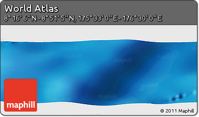 Physical Panoramic Map of the Area around 8° 33' 36" N, 176° 1' 30" E