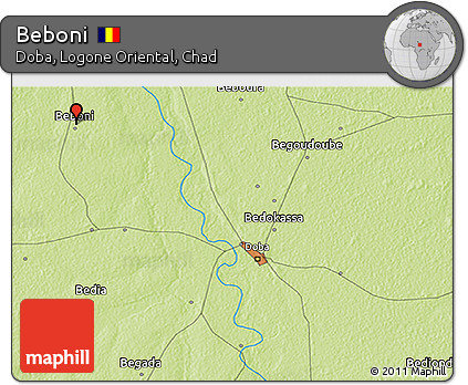 Physical 3D Map of Beboni