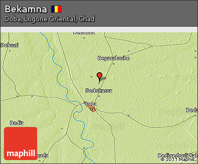 Physical 3D Map of Bekamna