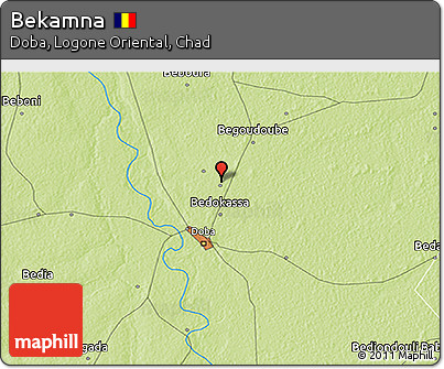 Physical 3D Map of Bekamna