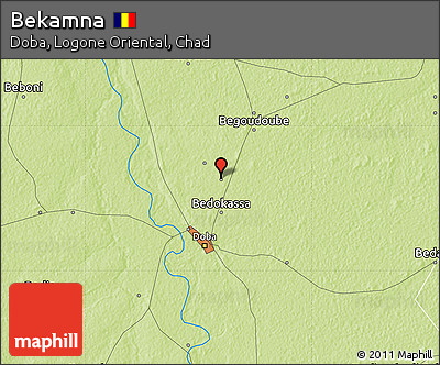 Physical Map of Bekamna