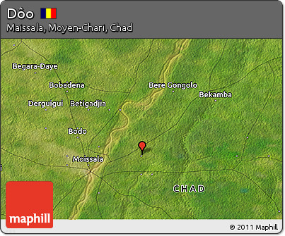 Satellite 3D Map of Dôo
