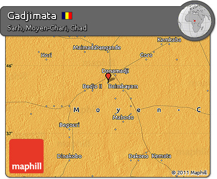 Political Map of Gadjimata