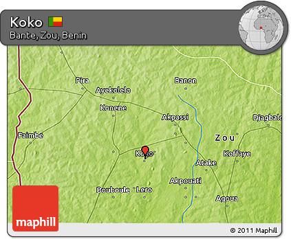 Physical 3D Map of Koko