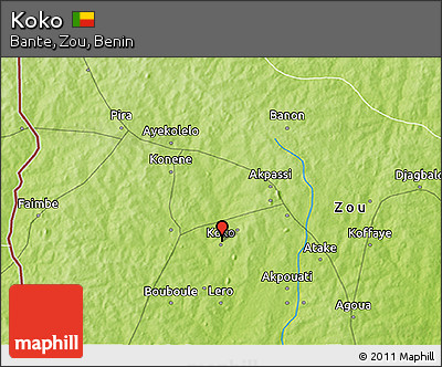 Physical 3D Map of Koko