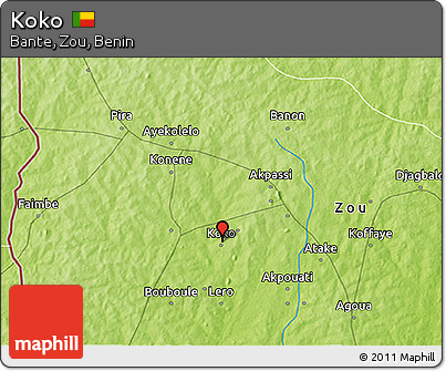 Physical 3D Map of Koko