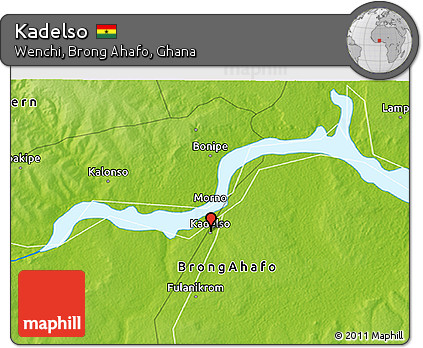 Physical 3D Map of Kadelso