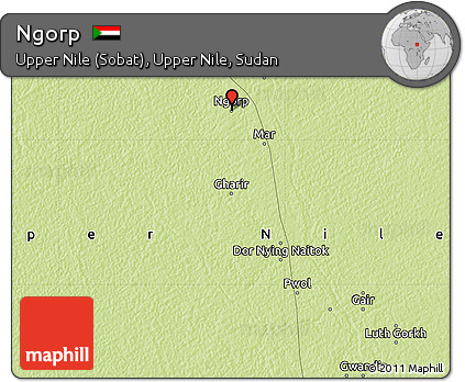 Physical Map of Ngorp