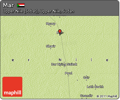Physical Map of Mar
