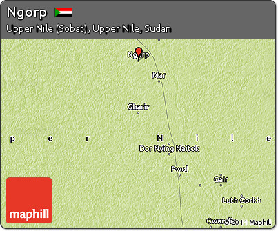 Physical Map of Ngorp