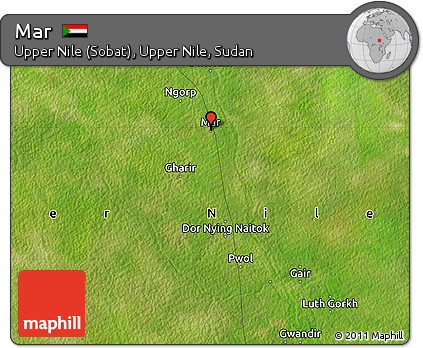 Satellite Map of Mar