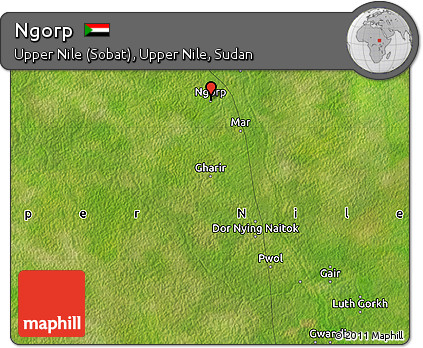 Satellite Map of Ngorp