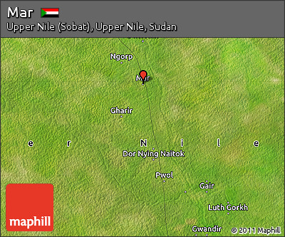 Satellite Map of Mar