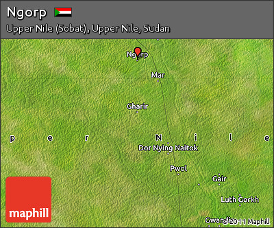 Satellite Map of Ngorp