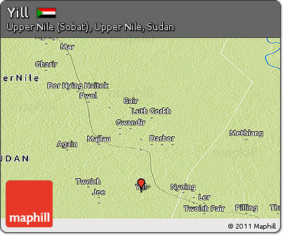 Physical Panoramic Map of Yill