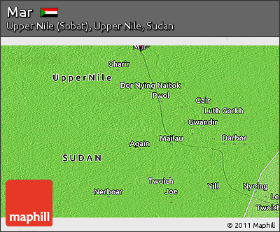 Political Panoramic Map of Mar