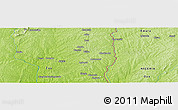 Physical Panoramic Map of Okpassa