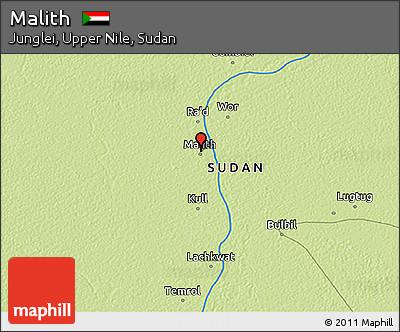 Physical 3D Map of Malith