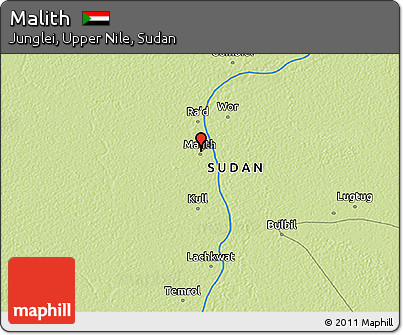 Physical 3D Map of Malith