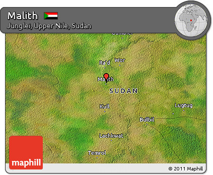 Satellite 3D Map of Malith