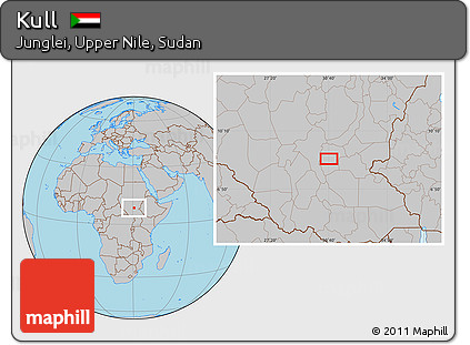 Gray Location Map of Kull