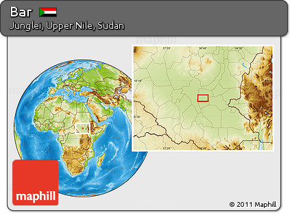 Physical Location Map of Bar