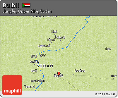 Physical Panoramic Map of Bulbil