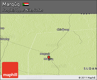 Physical Panoramic Map of Marqūq