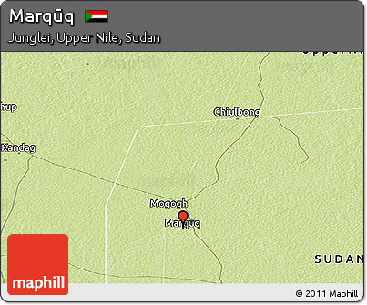 Physical Panoramic Map of Marqūq