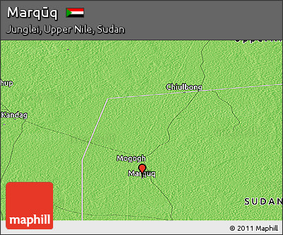 Political Panoramic Map of Marqūq