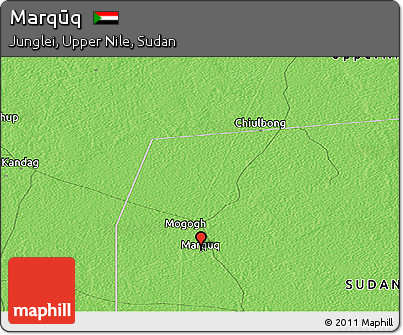 Political Panoramic Map of Marqūq