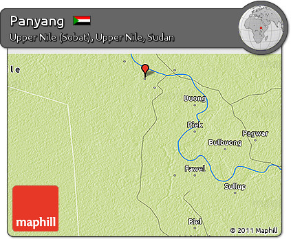 Physical 3D Map of Panyang