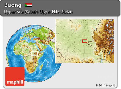 Physical Location Map of Buong