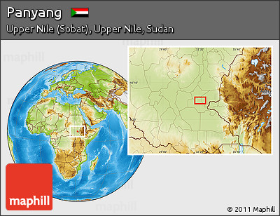 Physical Location Map of Panyang