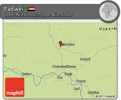 Physical 3D Map of Padwei