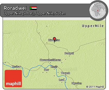Physical 3D Map of Roradwei