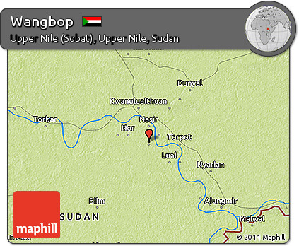 Physical 3D Map of Wangbop