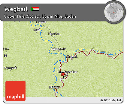 Physical 3D Map of Wegbail