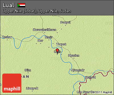 Physical 3D Map of Lual