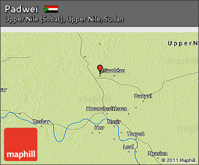 Physical 3D Map of Padwei