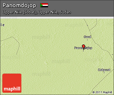 Physical 3D Map of Panomdojop