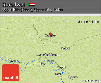 Physical 3D Map of Roradwei
