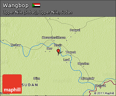 Physical 3D Map of Wangbop