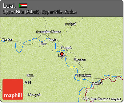 Physical 3D Map of Lual