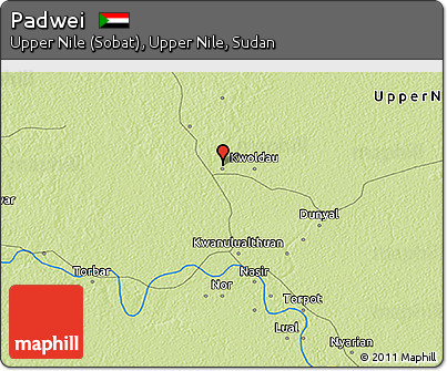 Physical 3D Map of Padwei