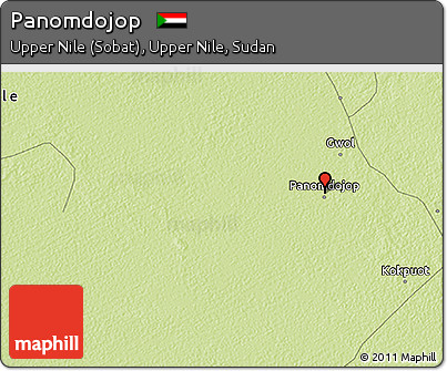 Physical 3D Map of Panomdojop