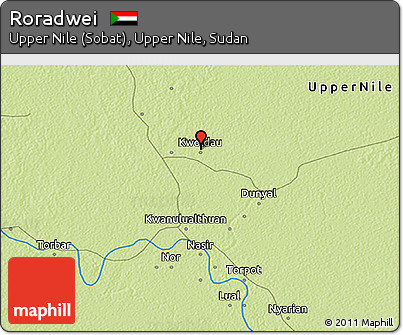 Physical 3D Map of Roradwei