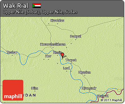 Physical 3D Map of Wak Rial