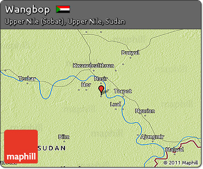 Physical 3D Map of Wangbop