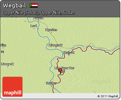 Physical 3D Map of Wegbail